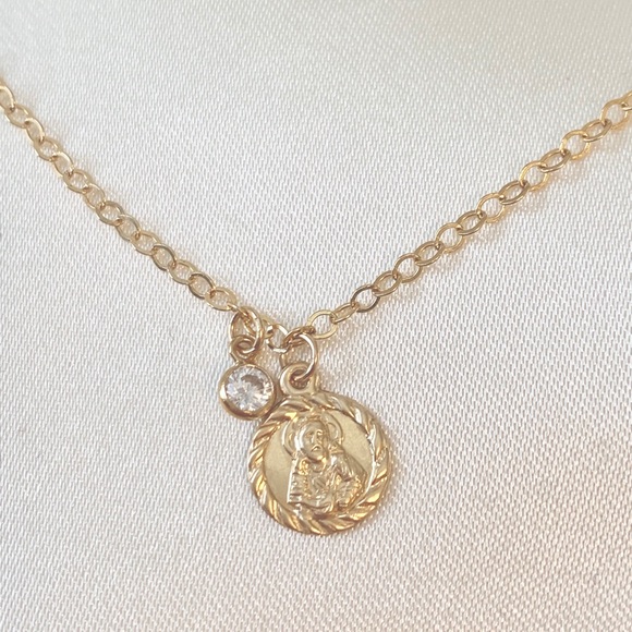 “Lord have mercy” Jesus gold necklace - Picture 2 of 3